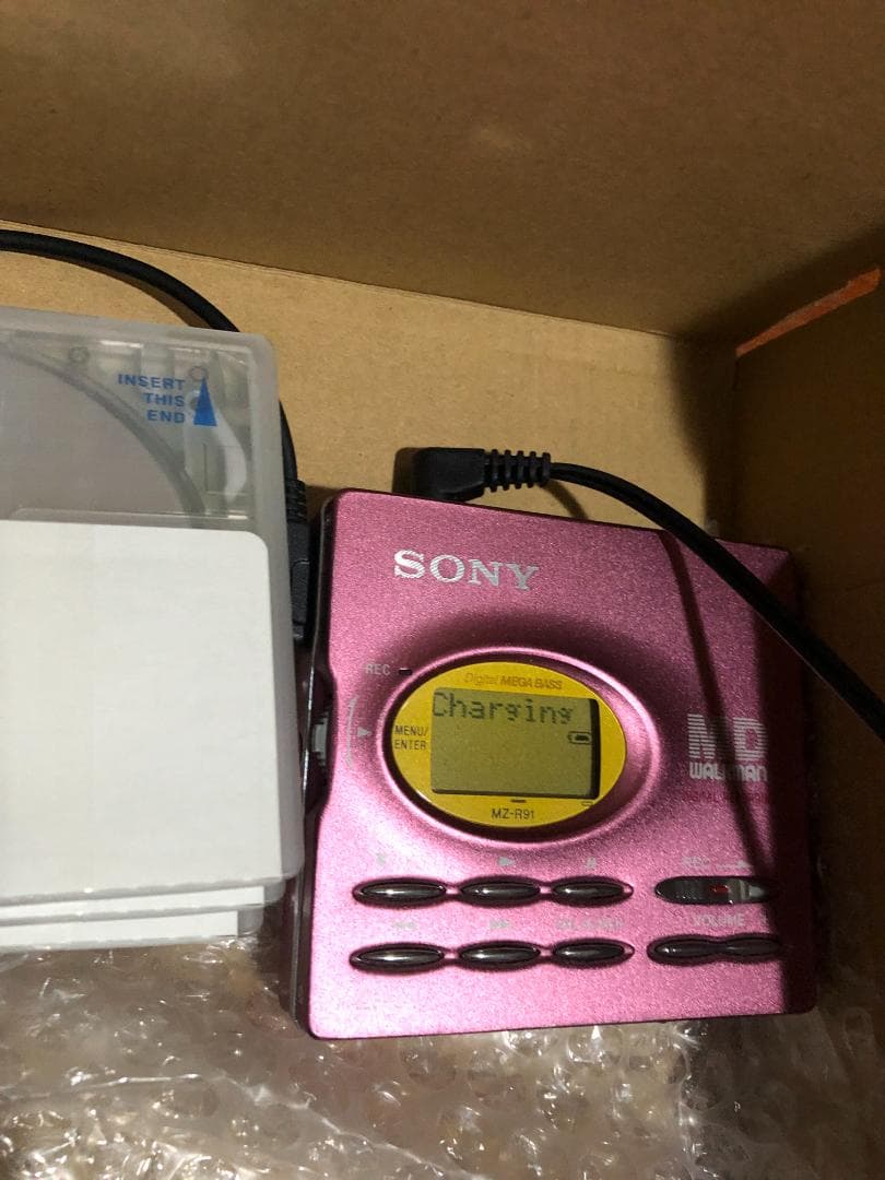 SONY MZ-R91 MDウォークマン　美品　動作良好♬　再生・録音できます