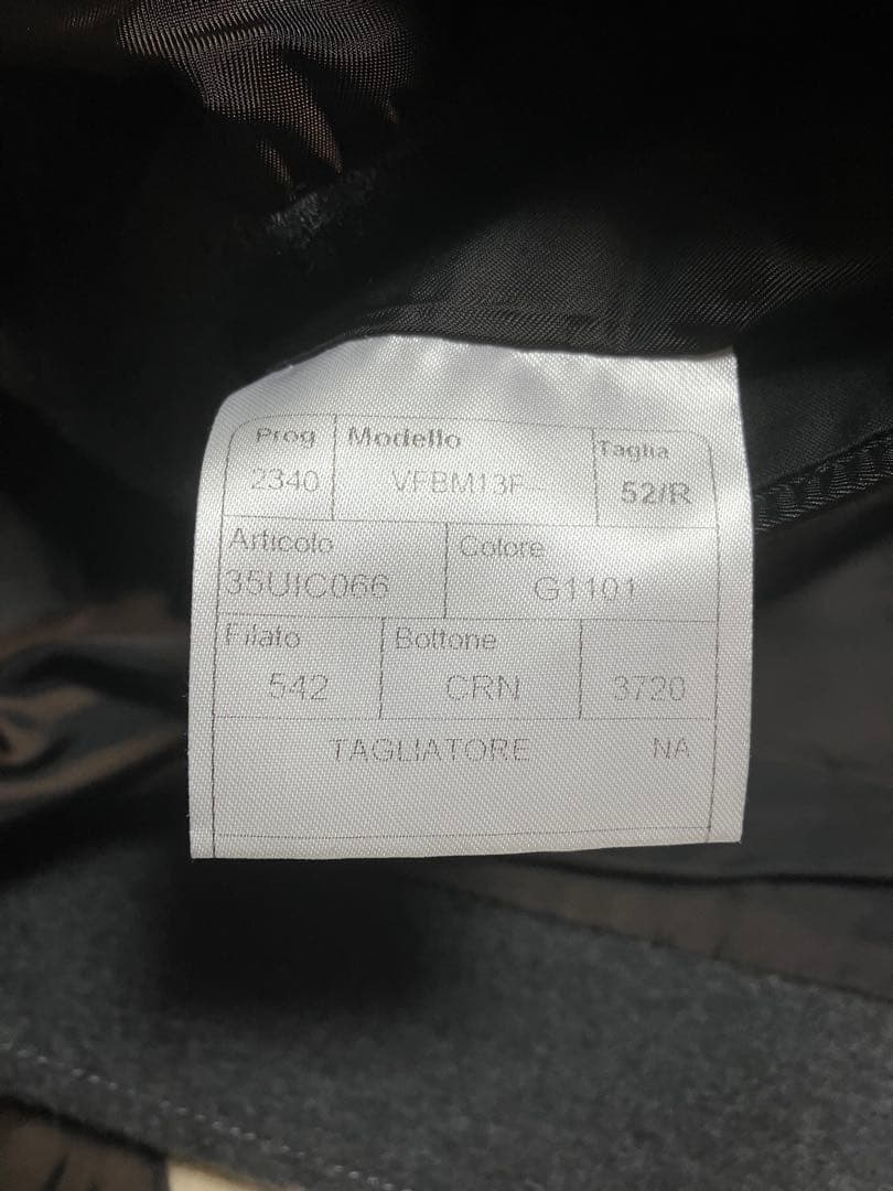 TAGLIATORE ウールカシミヤ 3Bチェスターコート ダークグレー 52