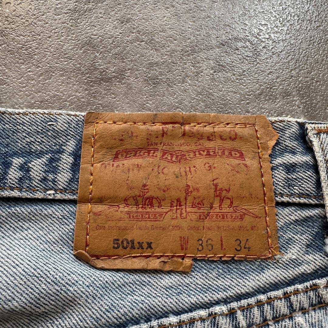 【W36 L34】90s USA製 levi's 501xx