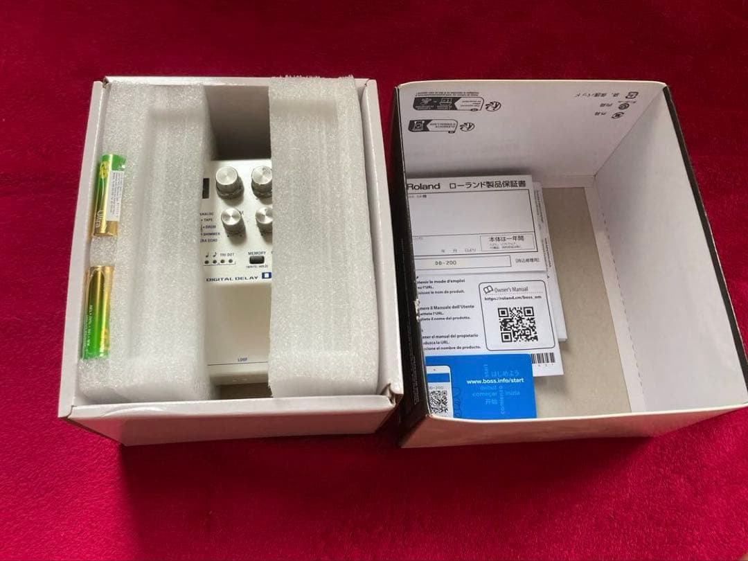 BOSS DD-200 DIGITAL DELAY（箱付・取説添付）