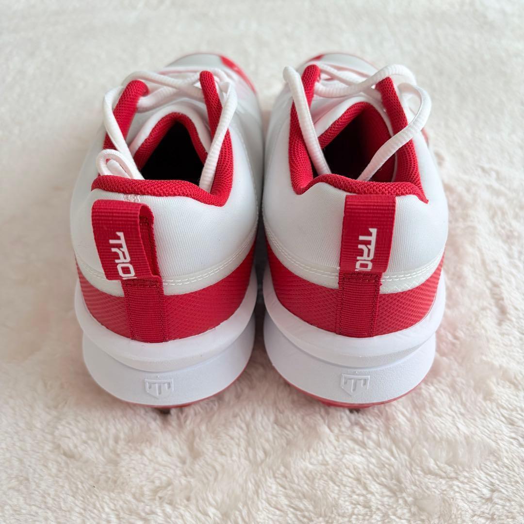 野球スパイク 金属 25.5cm✨未使用 NIKE トラウト9 メタル 赤×白