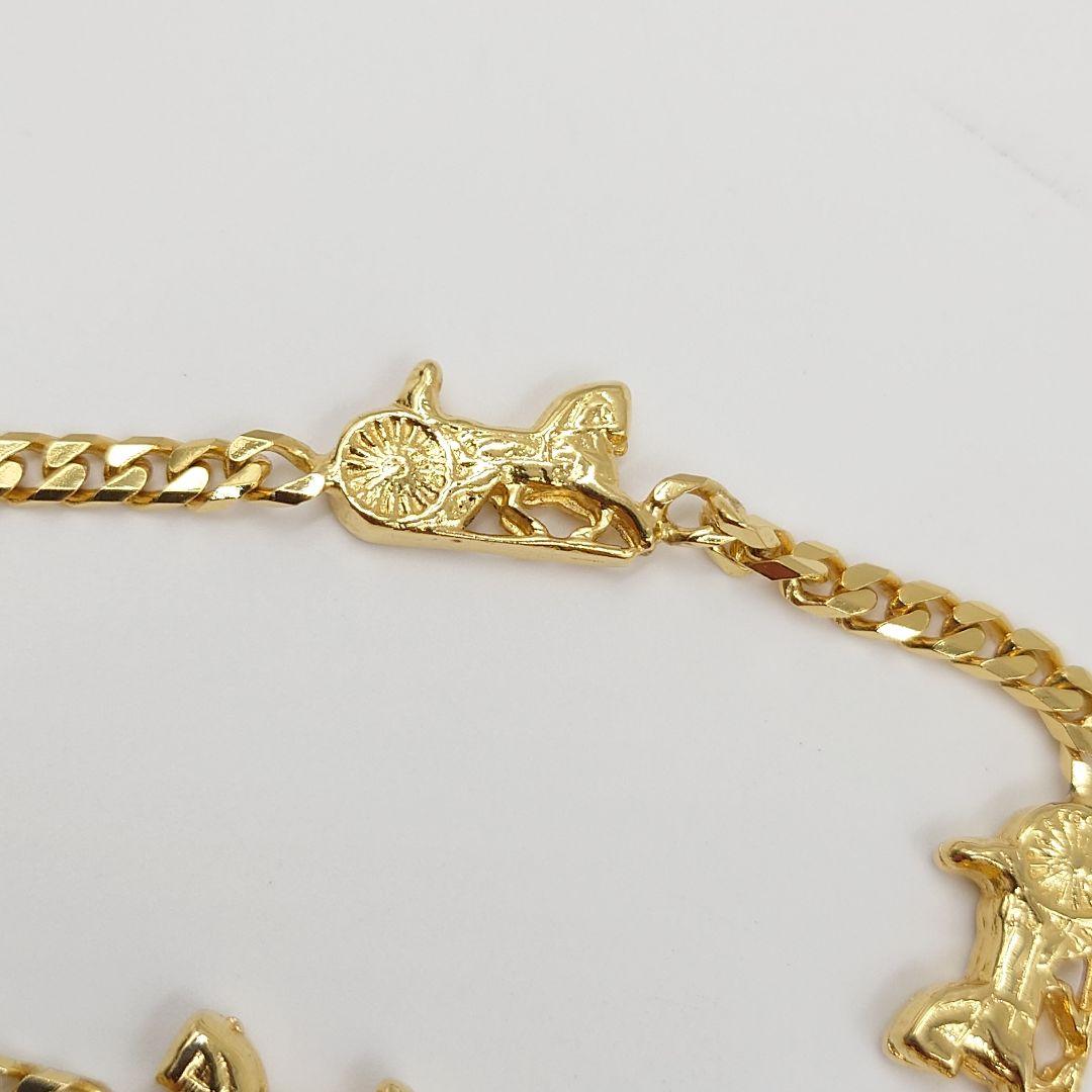 CELINE ブレスレット ヴィンテージ 馬車 ゴールド レディース セリーヌ