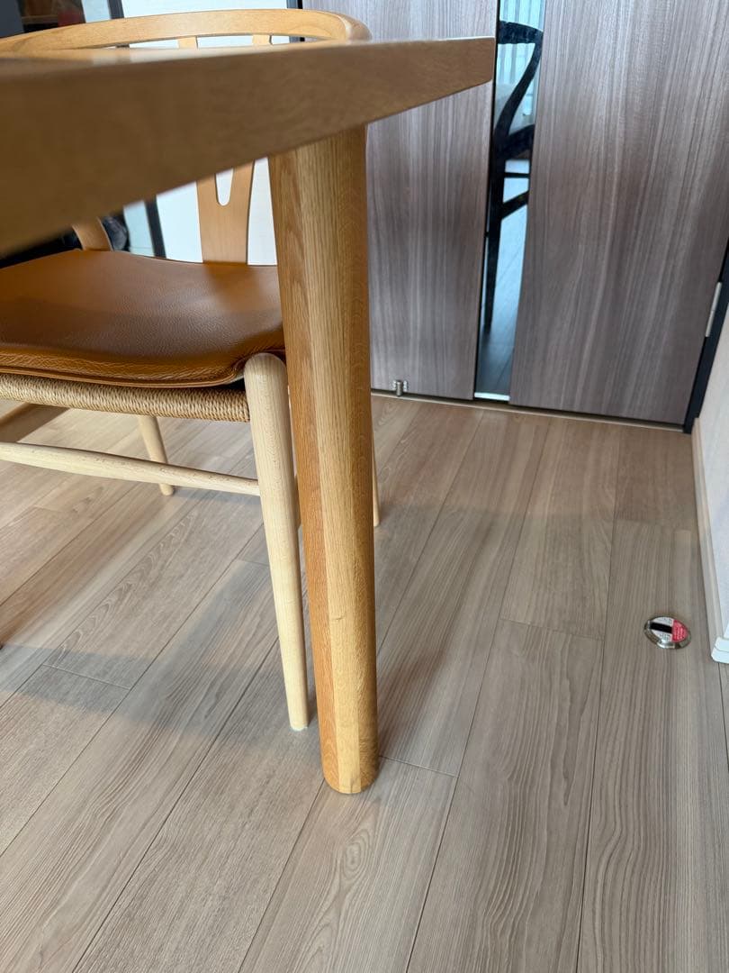 廃盤希少】無印良品 オーク材 板と脚でできた木製テーブル 140×80cm