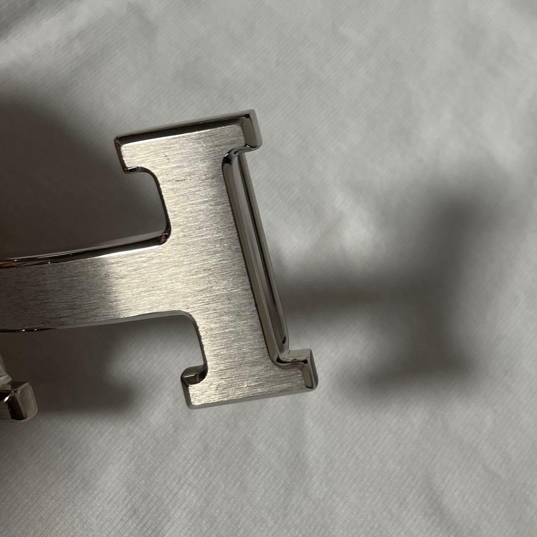 エルメスベルトバックルのみ《H》 シルバー中古32mmシルバー