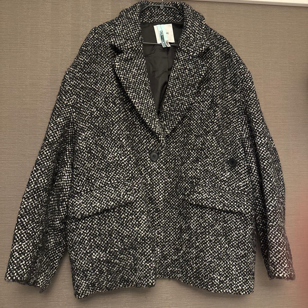 SuzuHirose×CLANE MIX COLOR OVER COAT