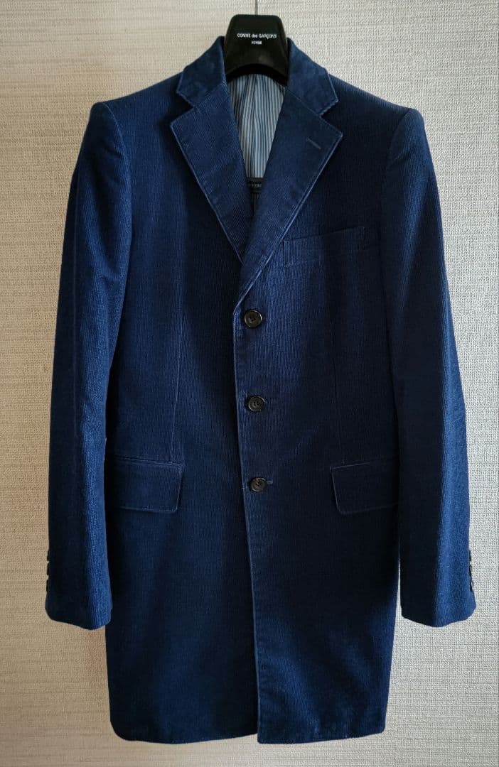 【未使用】COMME des GARCONS HOMME チェスターコート XS
