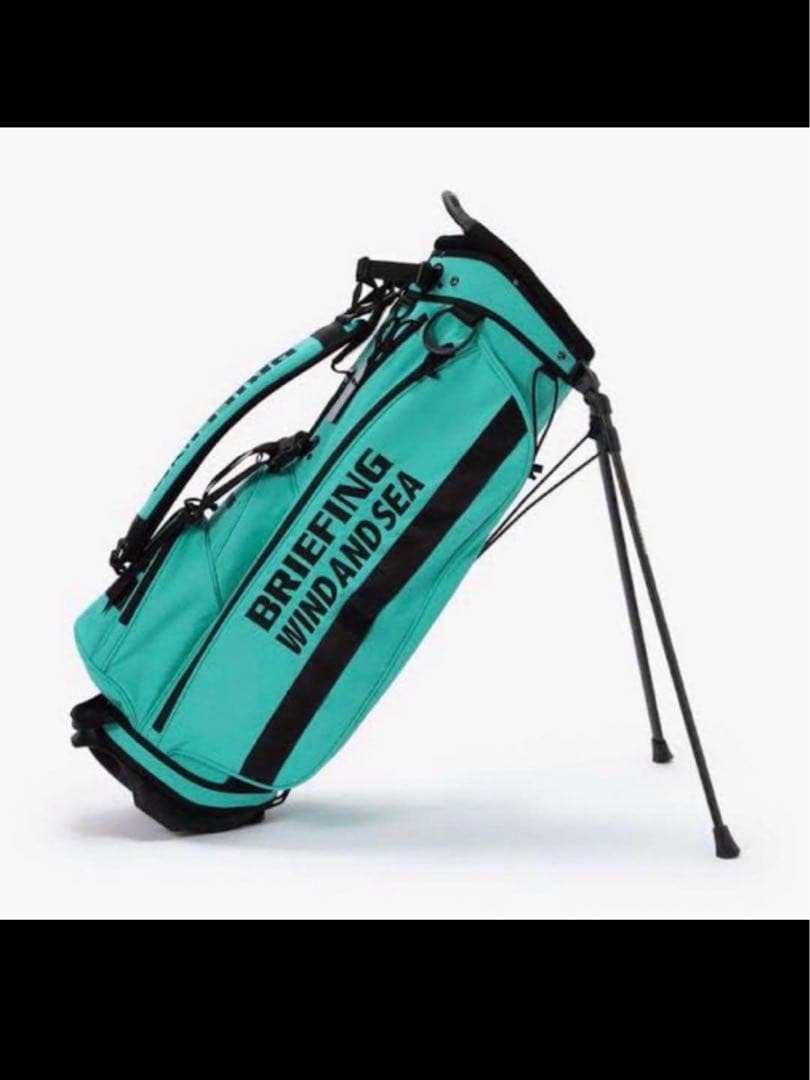 BRIEFING WIND AND SEA キャディバッグ ミントブルー WDS