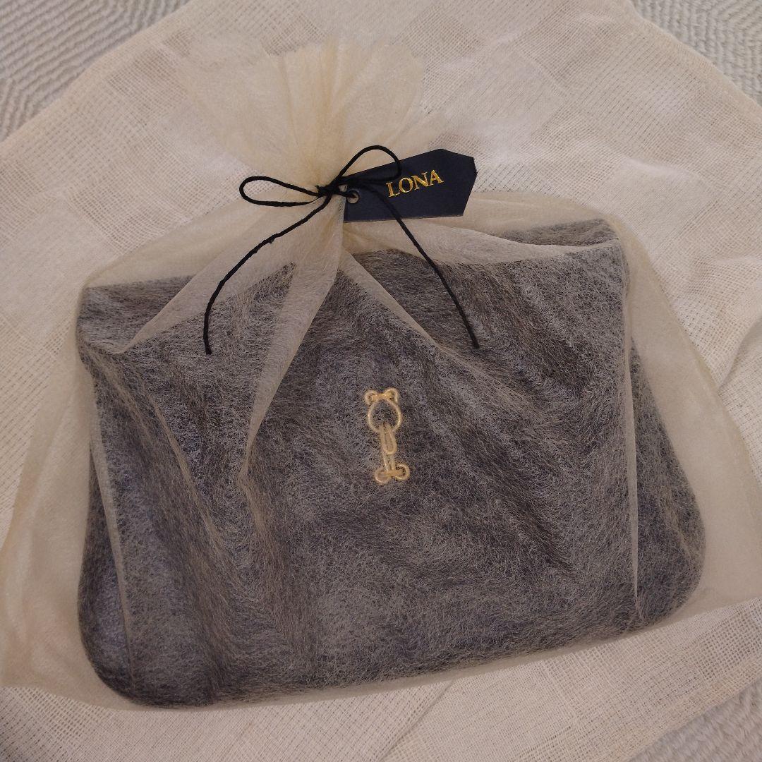 LONA ロナ flap pouch -NOUVEAU- NAVY/L