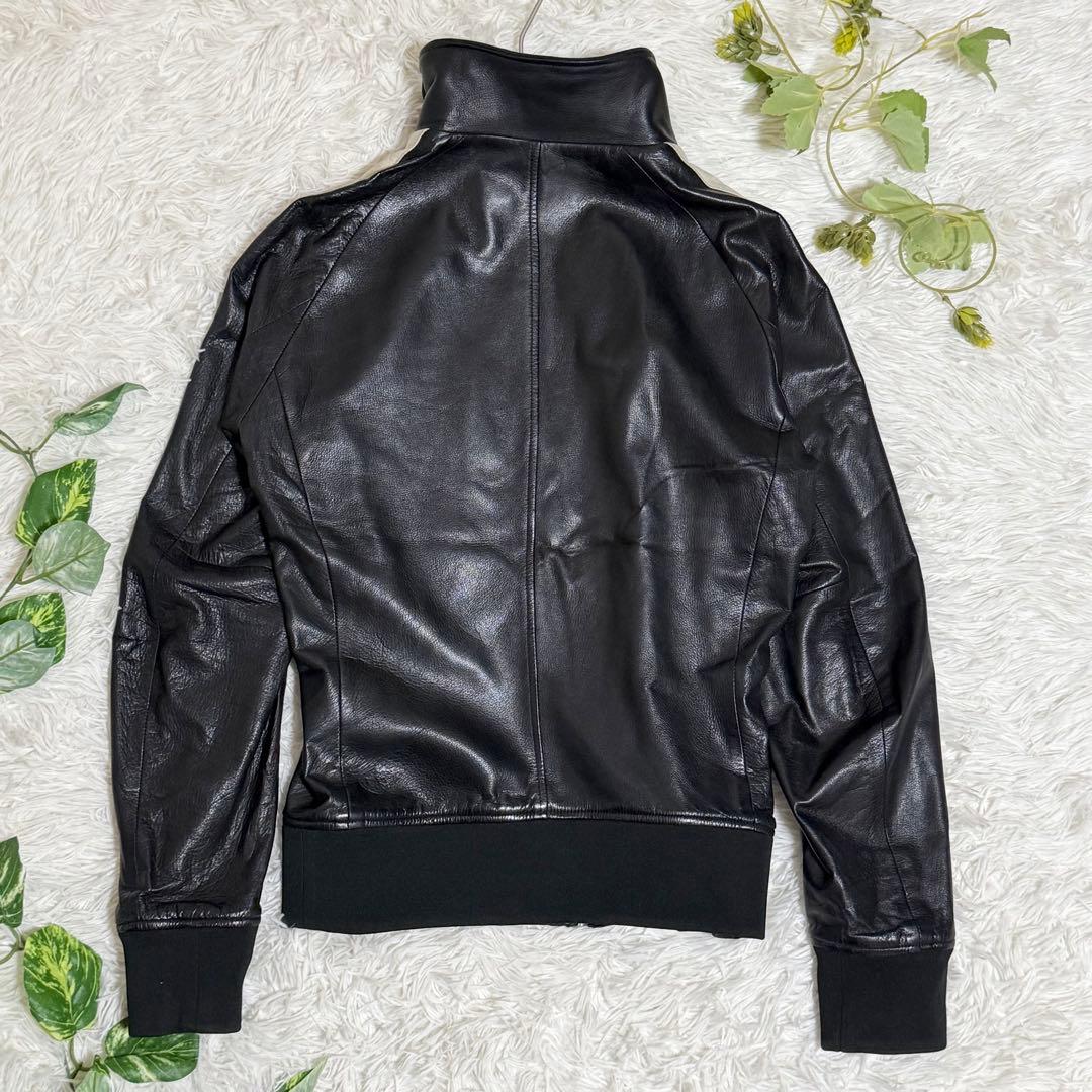 激レア drestrip レザートラックジャケット ディアスキン 三つ葉ロゴ