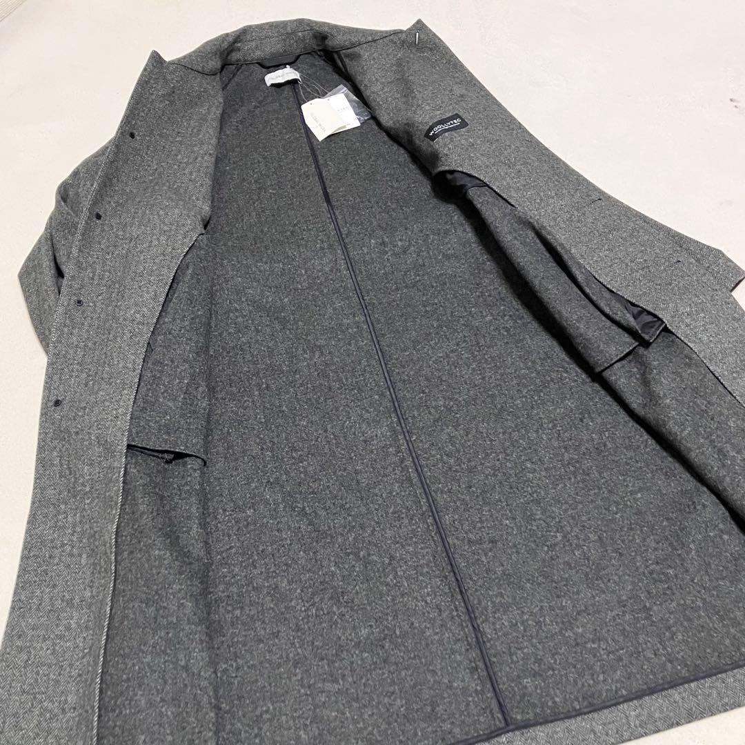 【新品タグ付き】　グローバルワーク　MBコラボ　ウーリーテック　ロングコート　L