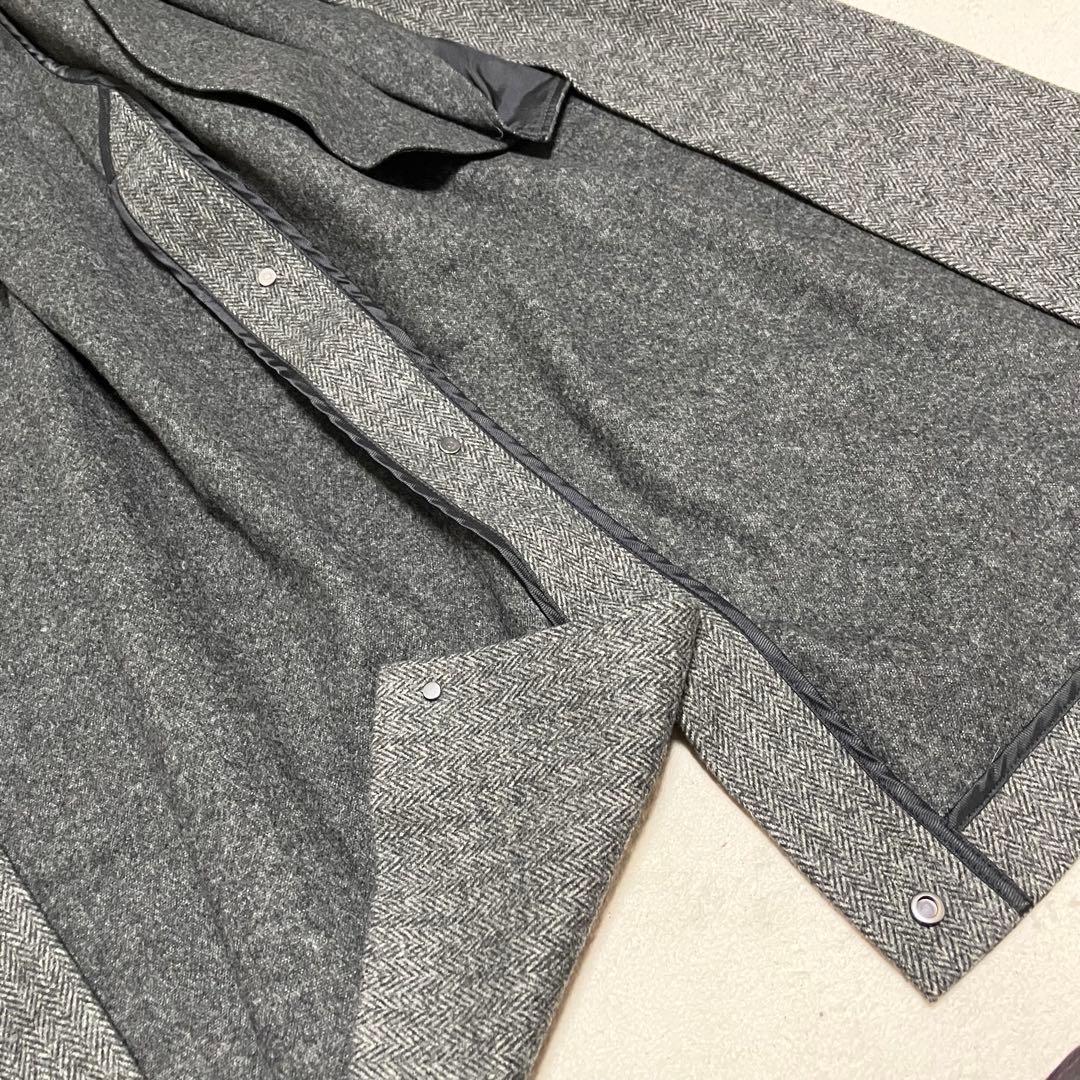 【新品タグ付き】　グローバルワーク　MBコラボ　ウーリーテック　ロングコート　L