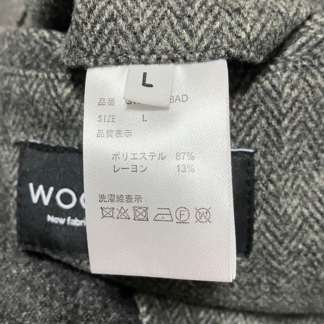 【新品タグ付き】　グローバルワーク　MBコラボ　ウーリーテック　ロングコート　L