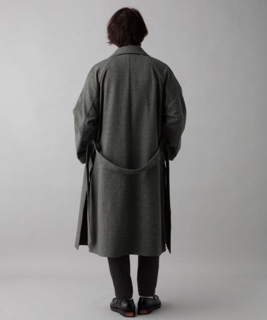 【新品タグ付き】　グローバルワーク　MBコラボ　ウーリーテック　ロングコート　L