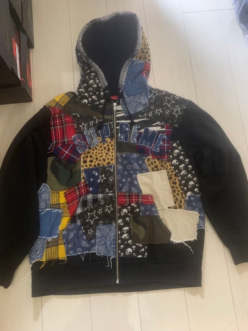NewJeansハニ着用】シュプリーム Patchwork hooded - メルカリ
