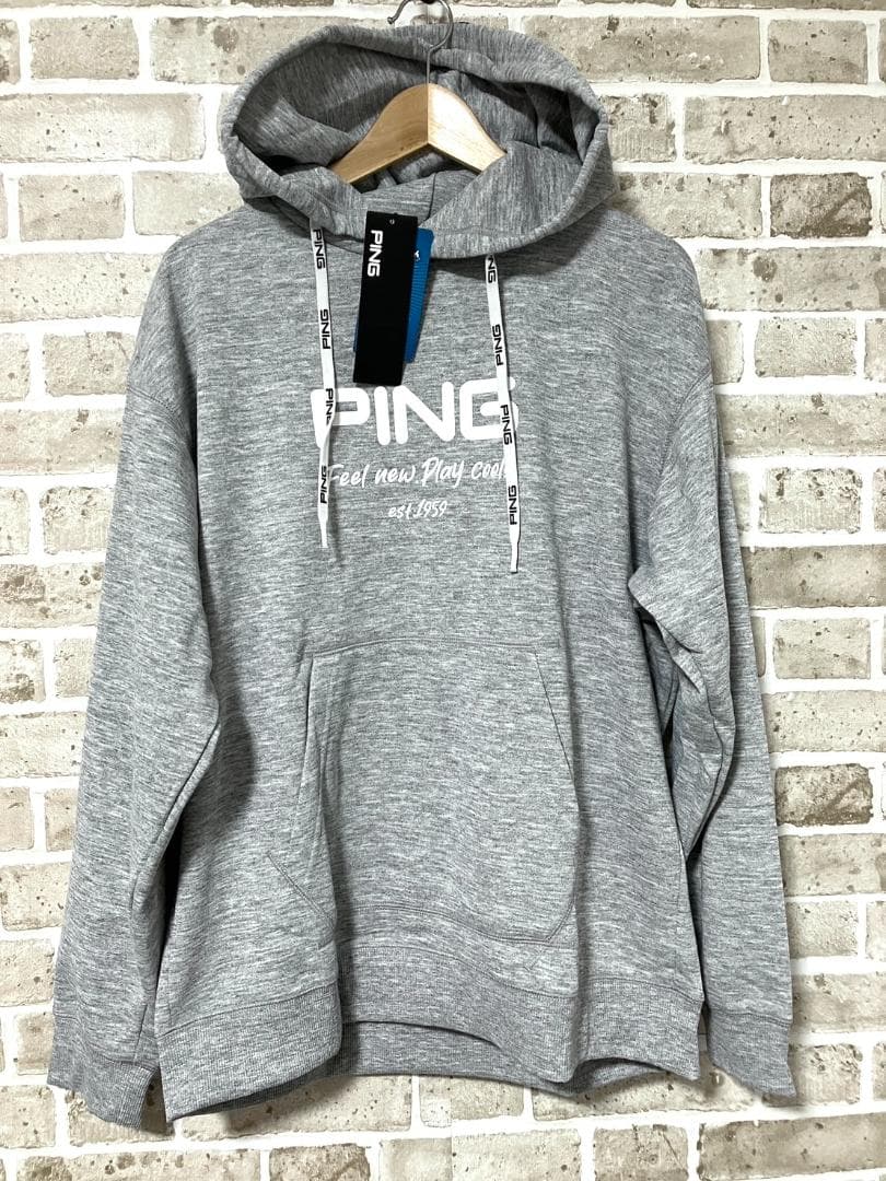 24時間以内/早い者勝ち 新品 ピンゴルフ PING プルオーバーパーカー LL