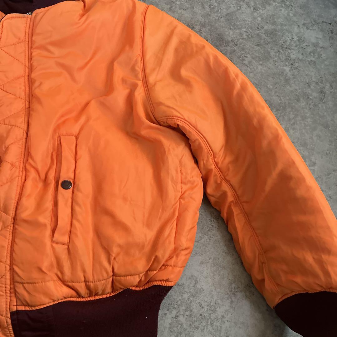 アルファインダストリーズ MA-1 バーガンディ M 短丈　フライトジャケット