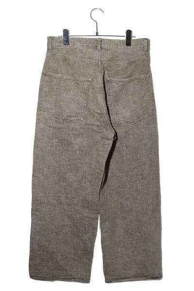 ビームス フューチャー アーカイブ バギースラムデニムパンツ S BROWN