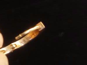 REPOSSI レポシ ベルベル ピアス ダイヤモンド K18PG 片耳用