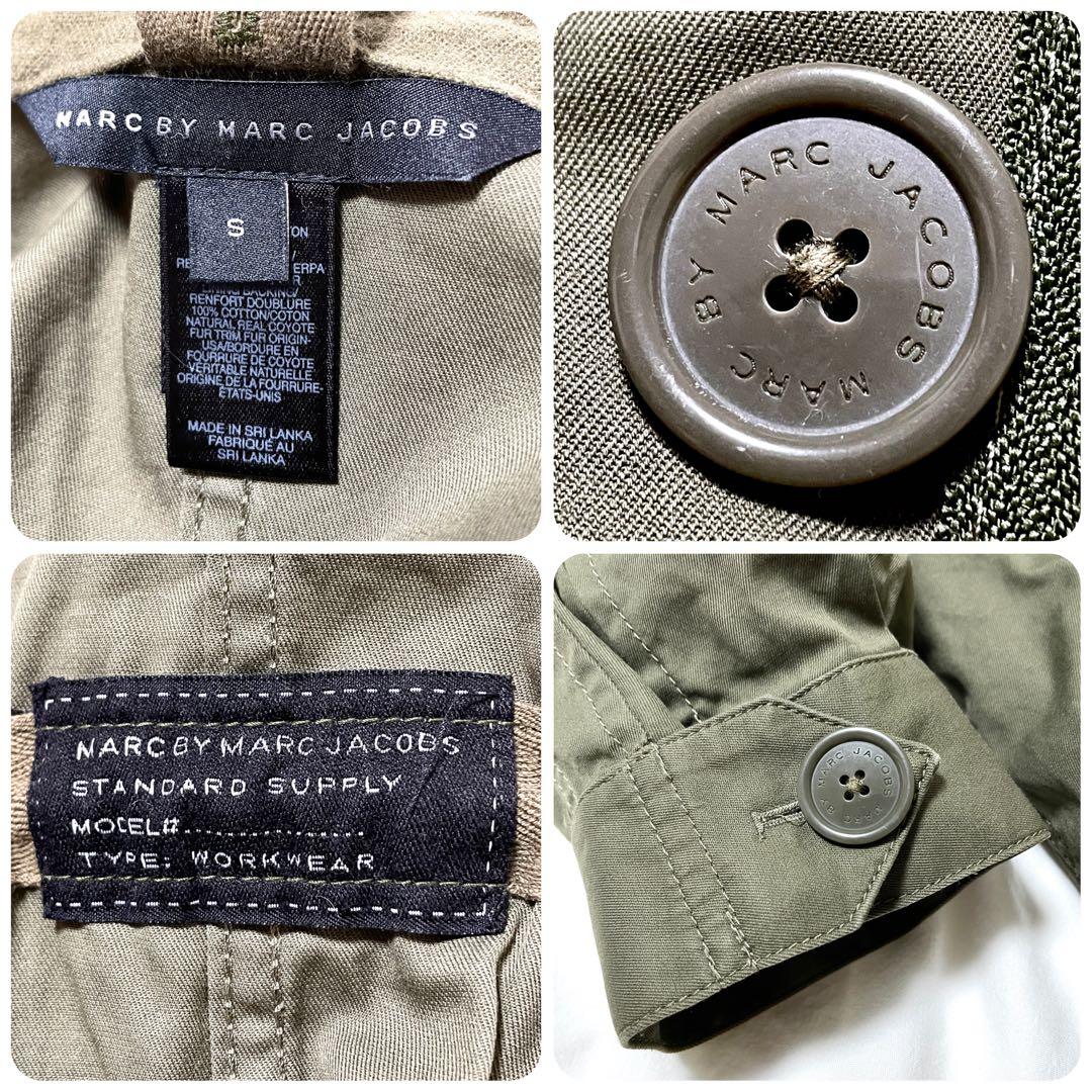 美品 マークジェイコブス×スタンダードサプライ　モッズコート　希少コヨーテファー