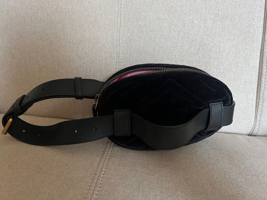 グッチ GUCCI ベルトバッグ ウエストバッグ GGマーモント美品