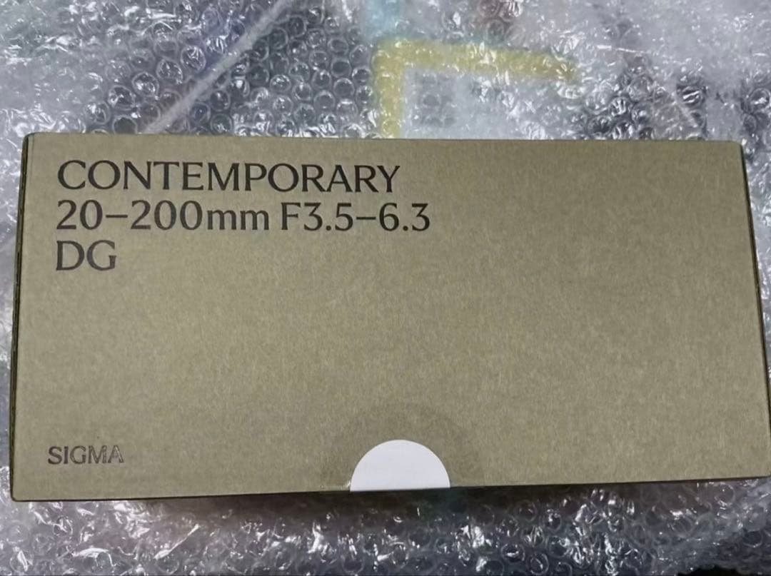 新品　SIGMA 20-200mm F3.5-6.3 DG レンズ E マウント