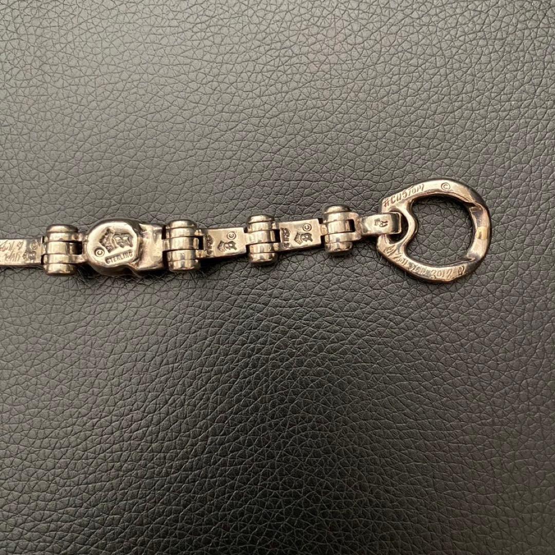 Bill Wall Leather スカル ブレスレット 18Kゴールドプレート