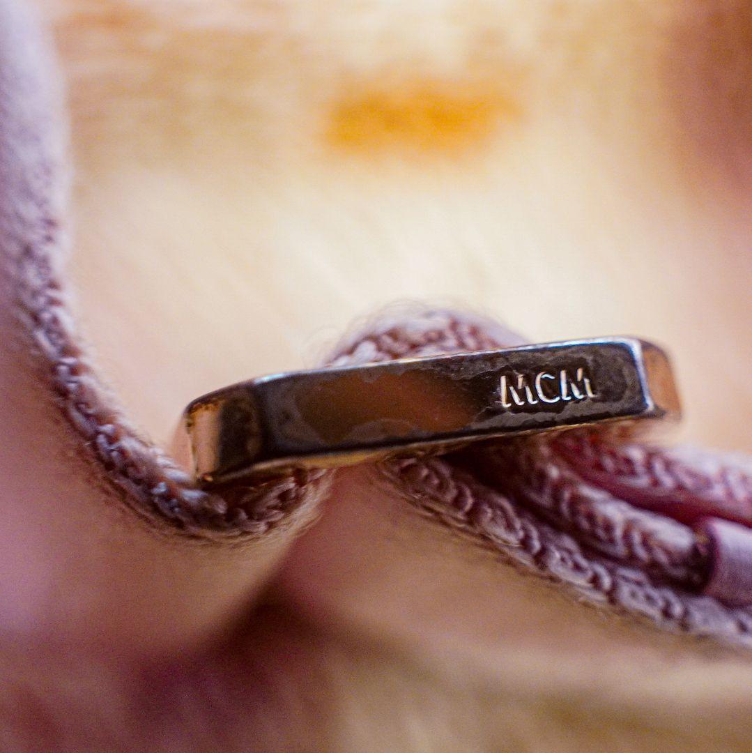 MCM ピンク バックパック スタッズ ヴィセトス パウダーピンク スモール S