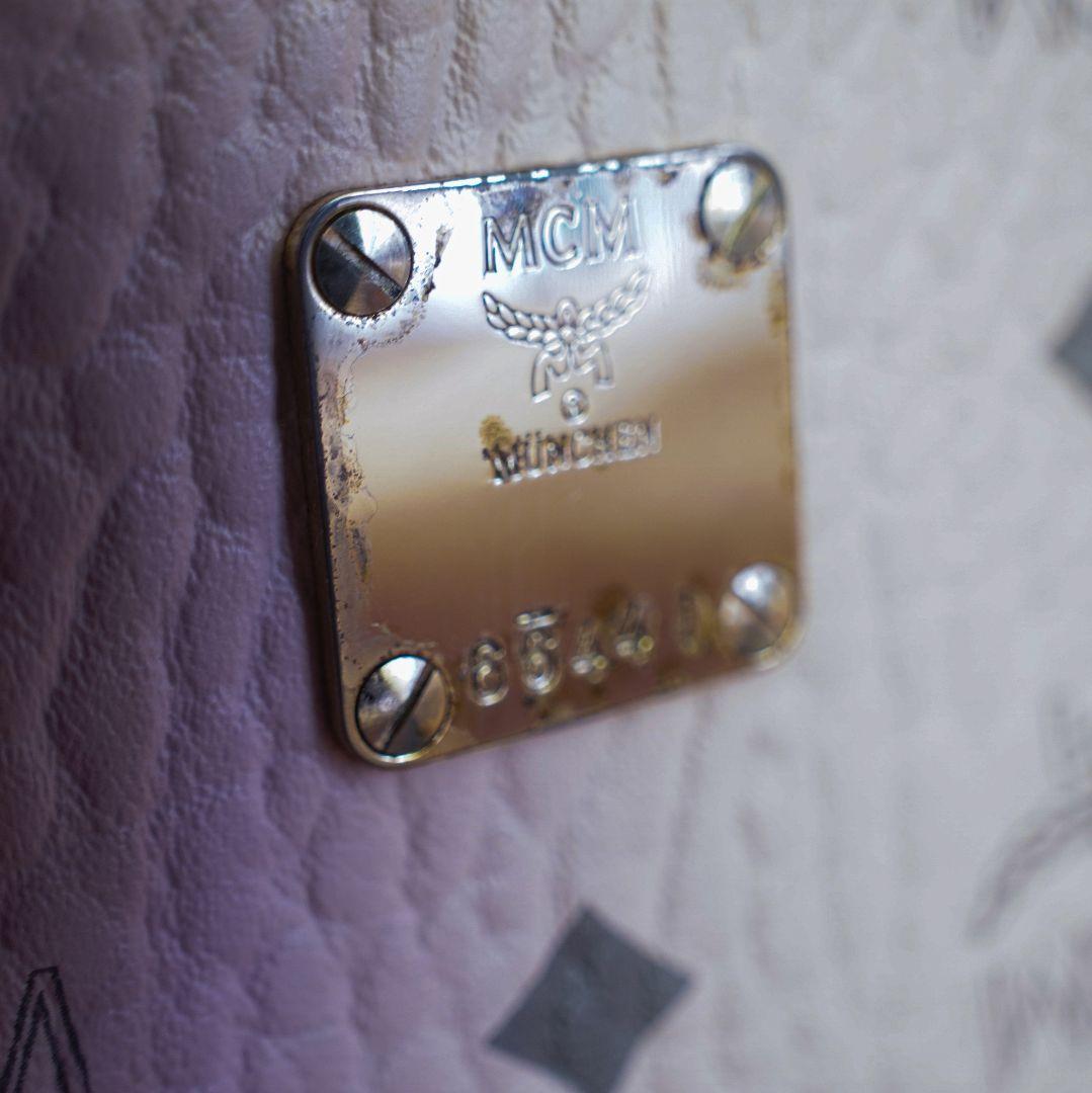 MCM ピンク バックパック スタッズ ヴィセトス パウダーピンク スモール S