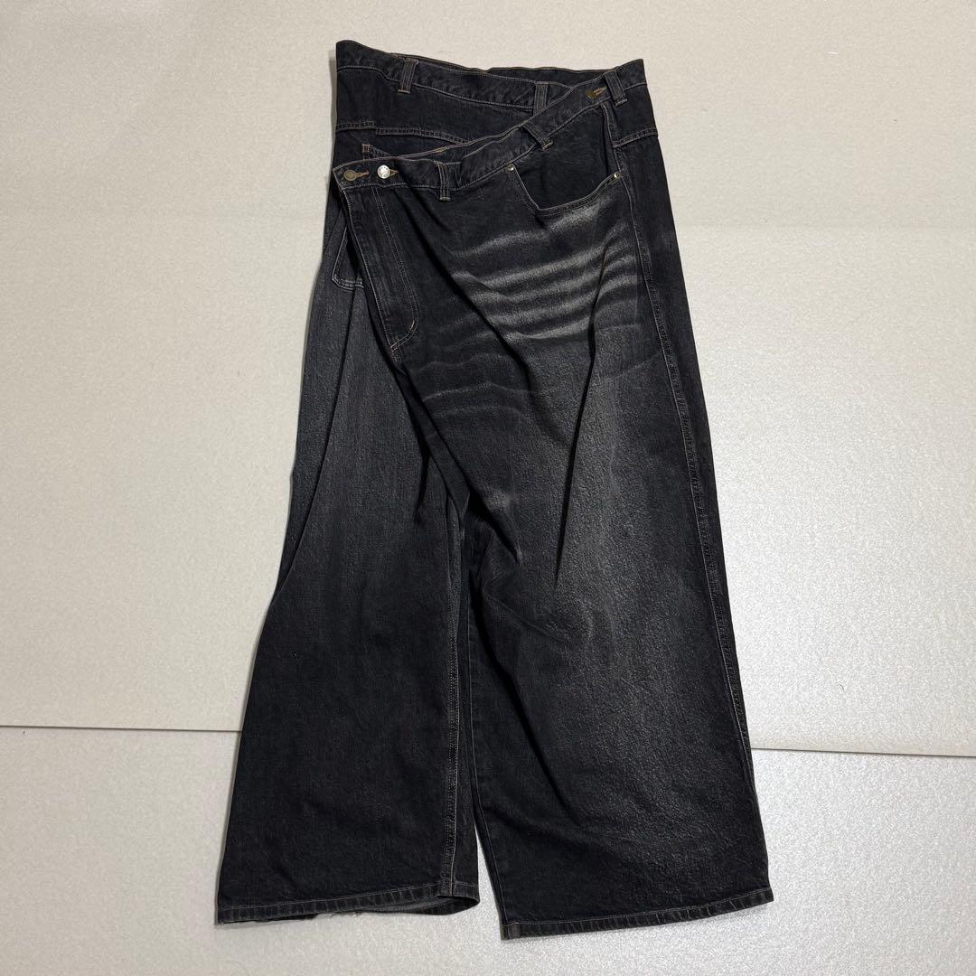 パンツ 25aw ORIMI OVERLAP BUGGY DENIM PANTS