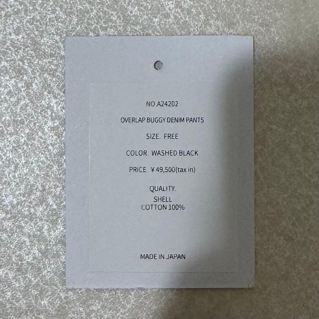 パンツ 25aw ORIMI OVERLAP BUGGY DENIM PANTS