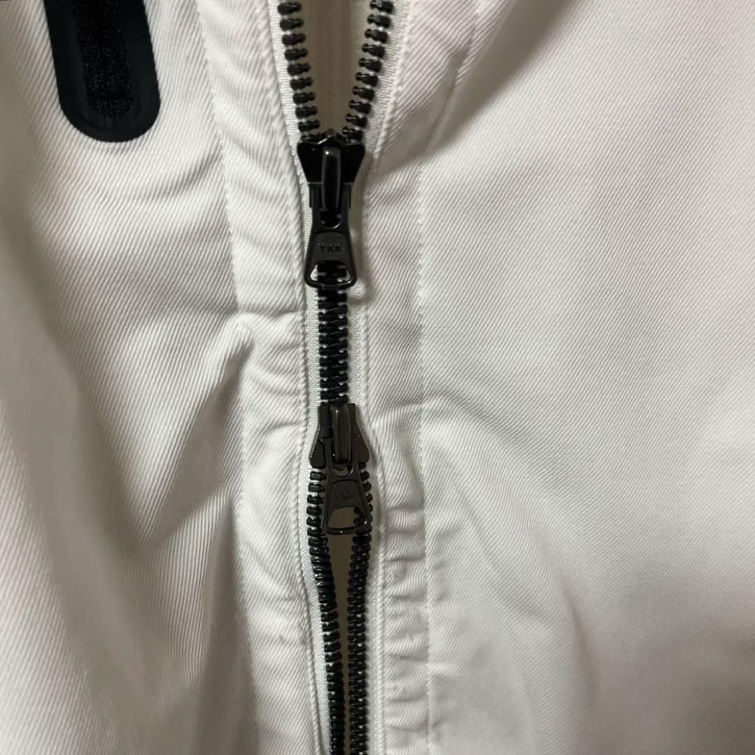 マスターバニーエディション スーパーストレッチ　フルジップブルゾン　ホワイト