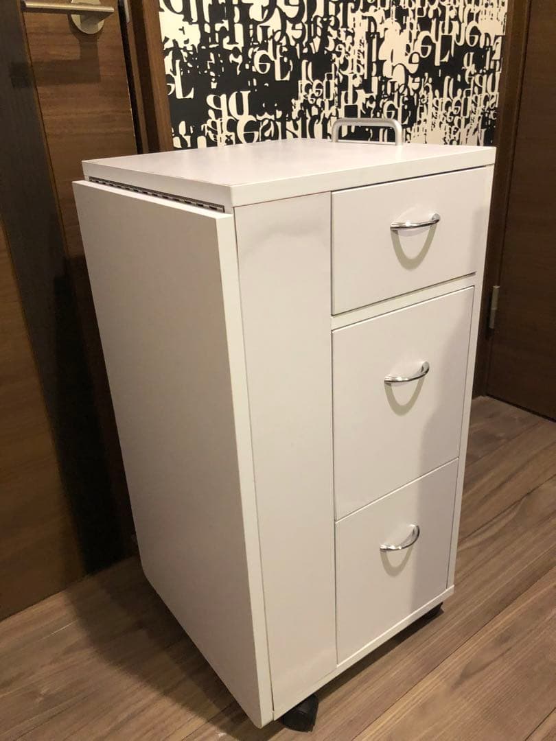 折りたたみ ネイルテーブル ホワイト