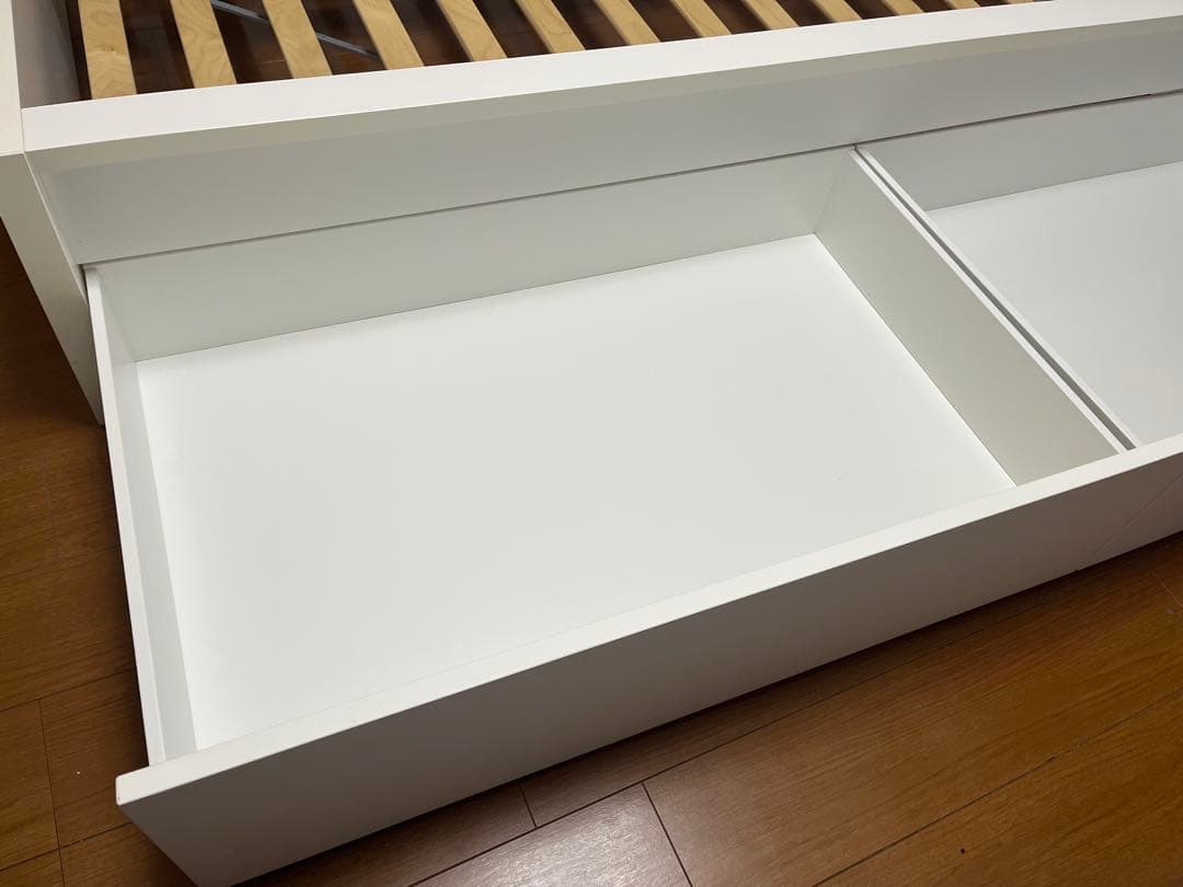 IKEA マルム ベッドフレーム 収納付き