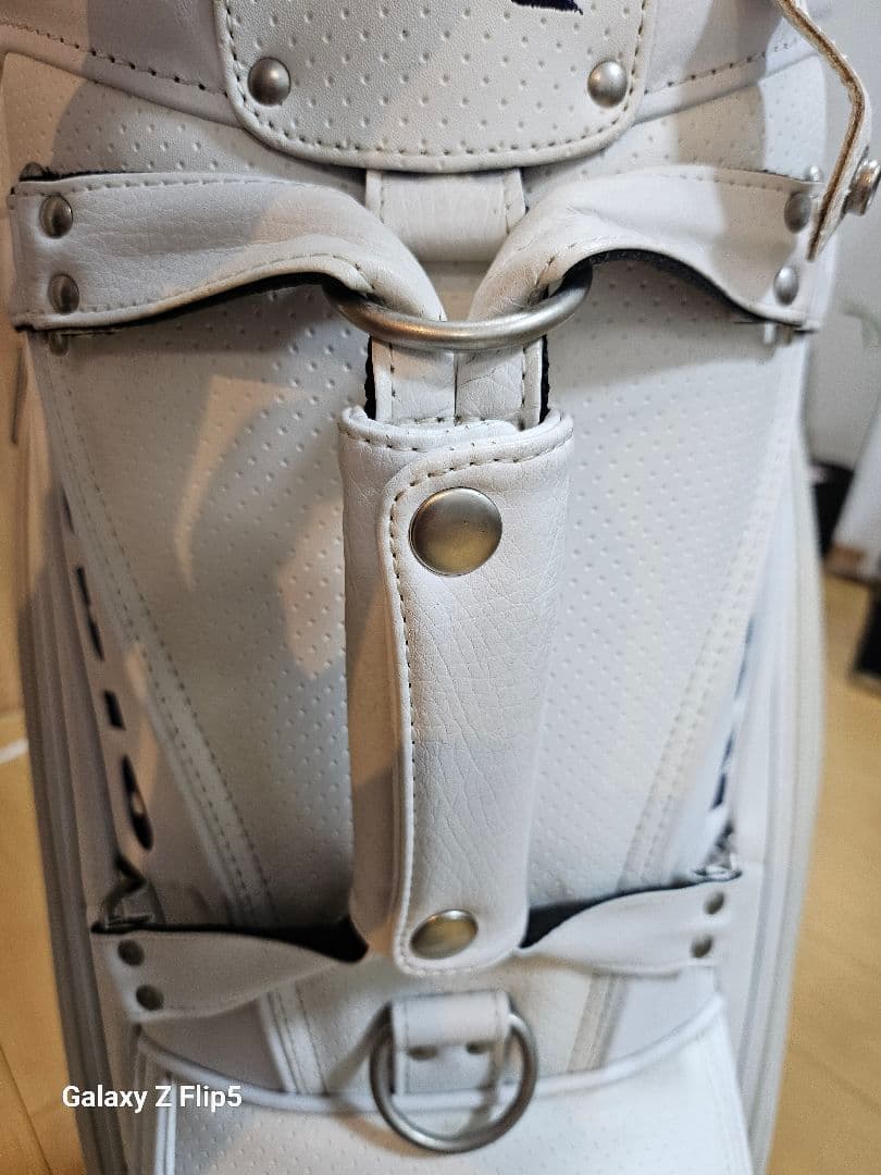 RODDIO キャディバッグ ホワイト/オレンジ