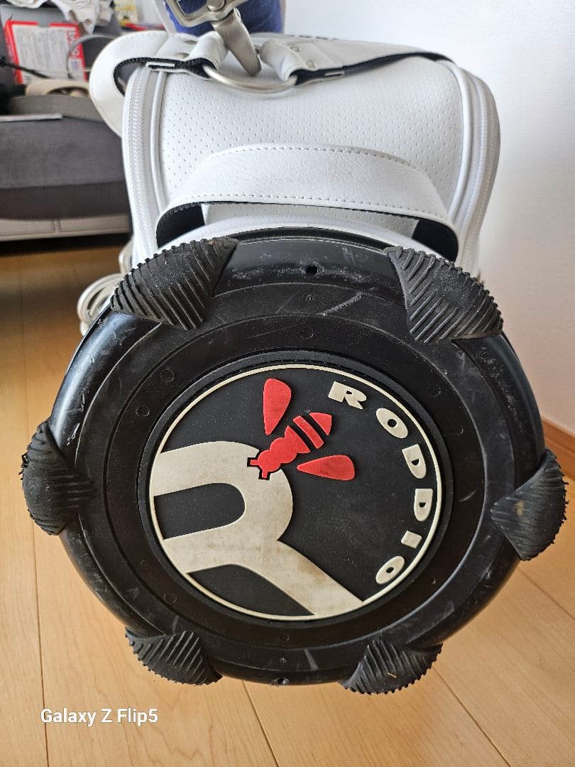 RODDIO キャディバッグ ホワイト/オレンジ