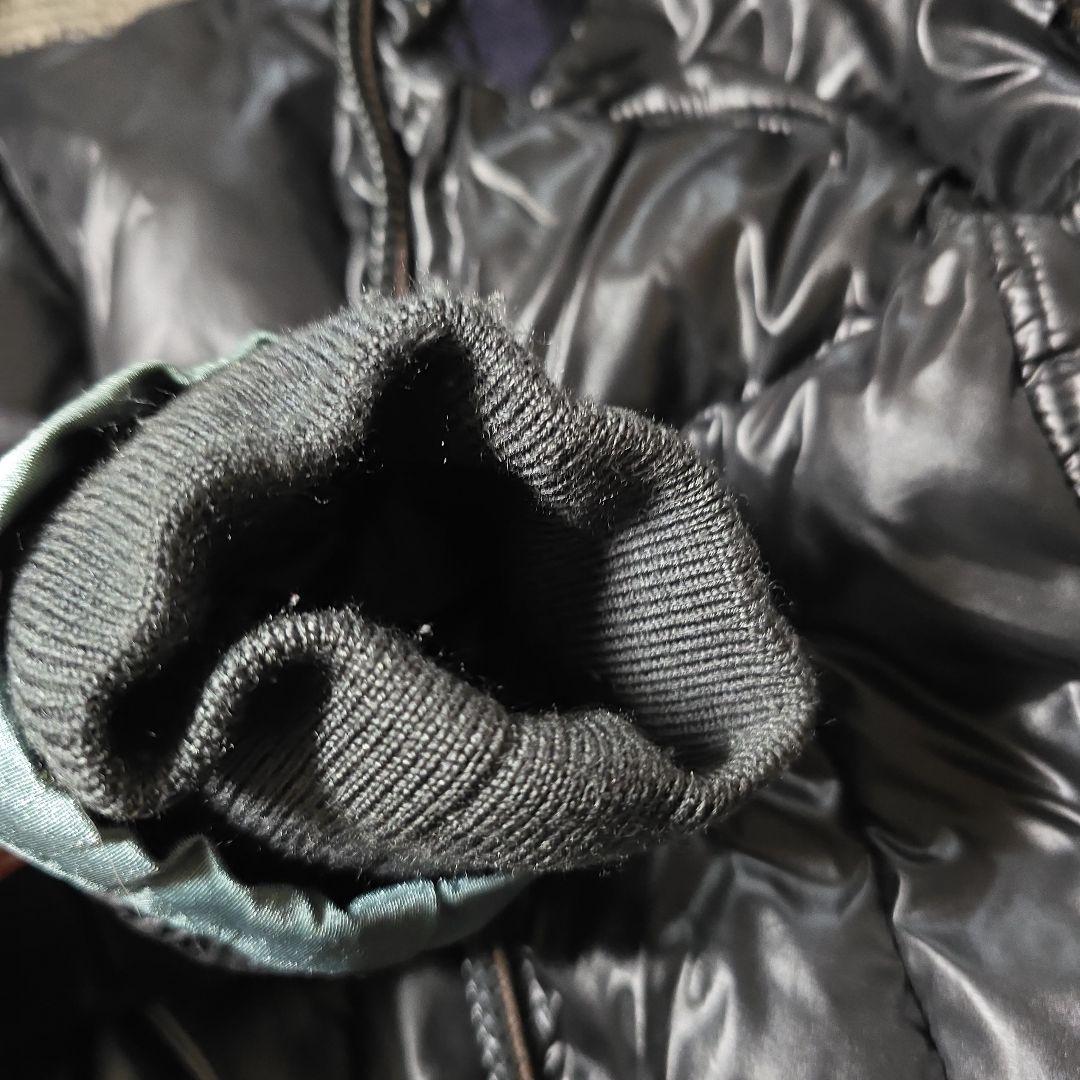 AVIREX フライトジャケット 中綿 刺繍 USAF 黒 2XL