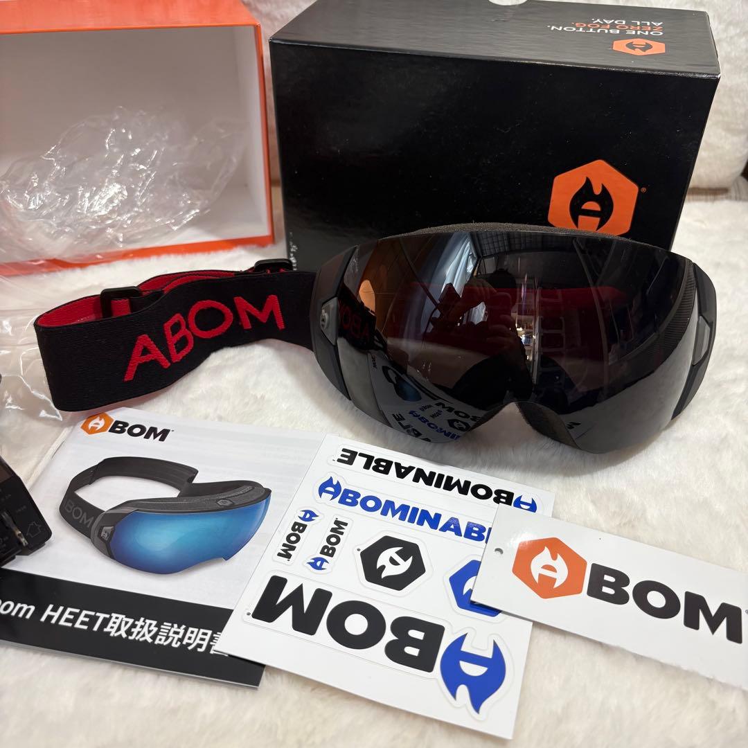 激レア ABOM HEET 曇らないゴーグル エーボム ヒート ミラーレンズ