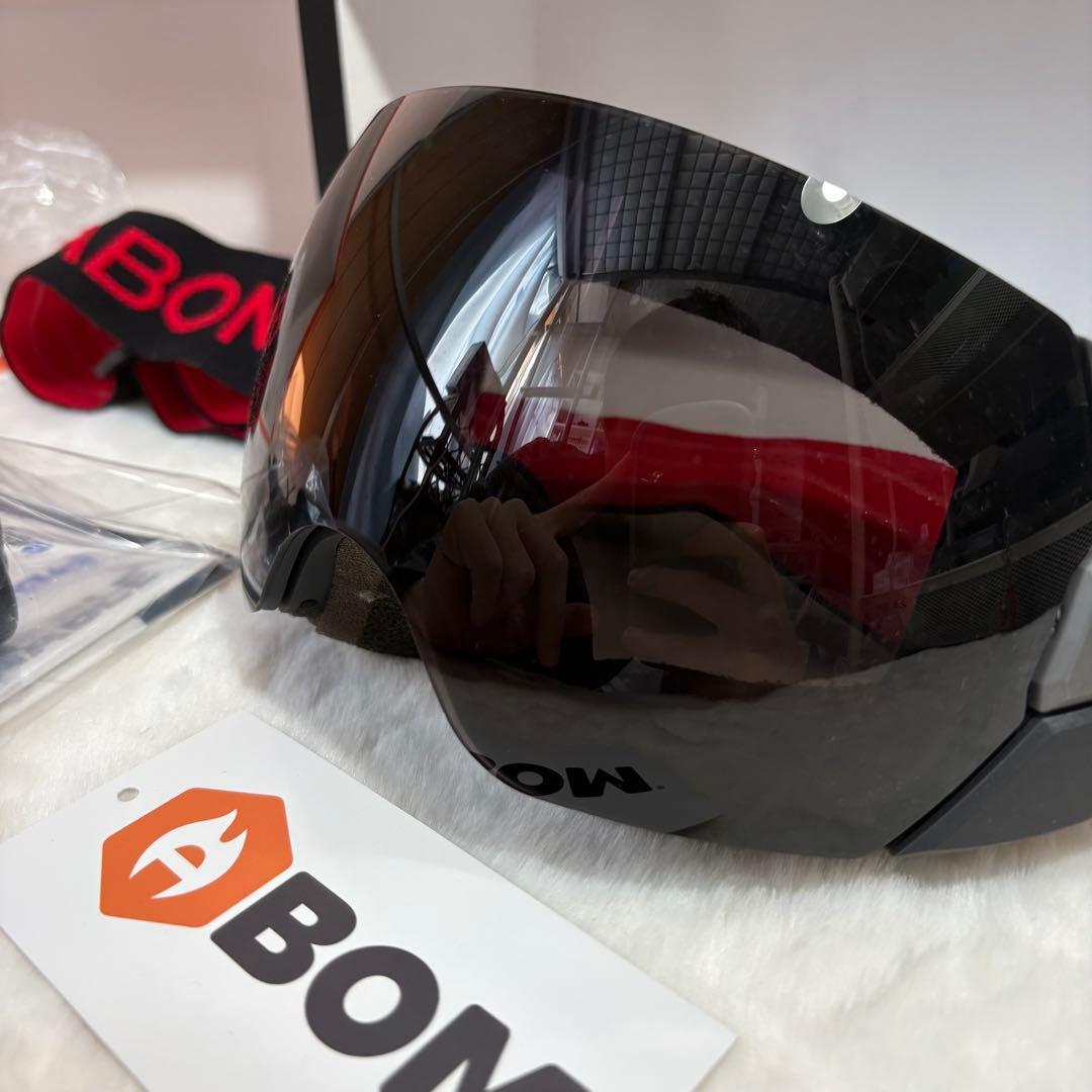 激レア ABOM HEET 曇らないゴーグル エーボム ヒート ミラーレンズ