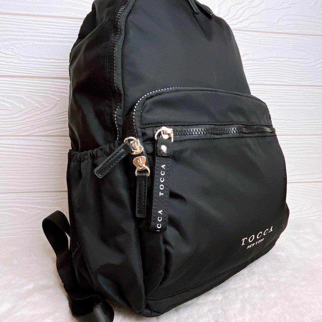 極美品☆TOCCA トッカ リュック・バックパック ナイロン軽量 大容量 黒