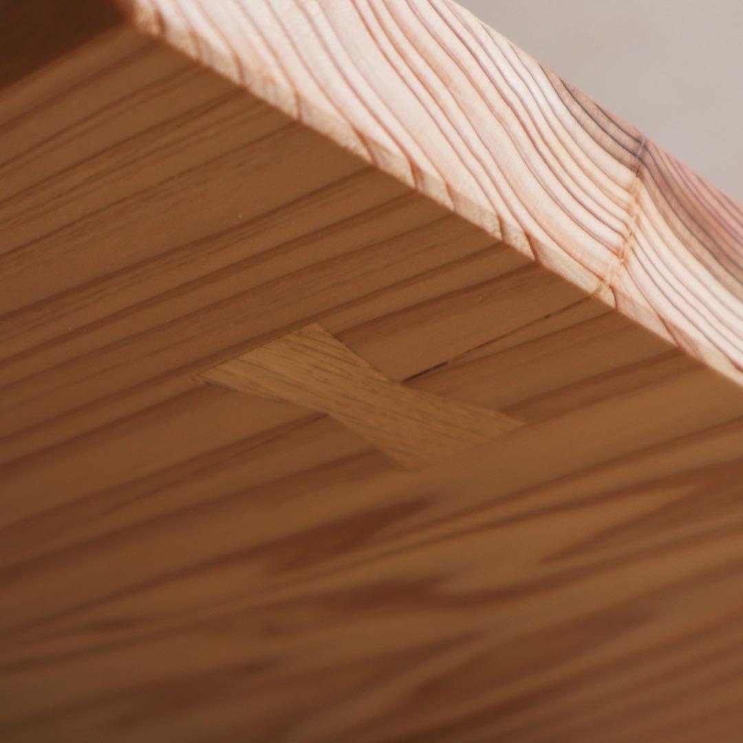 杉の黒脚ローテーブル 其の2