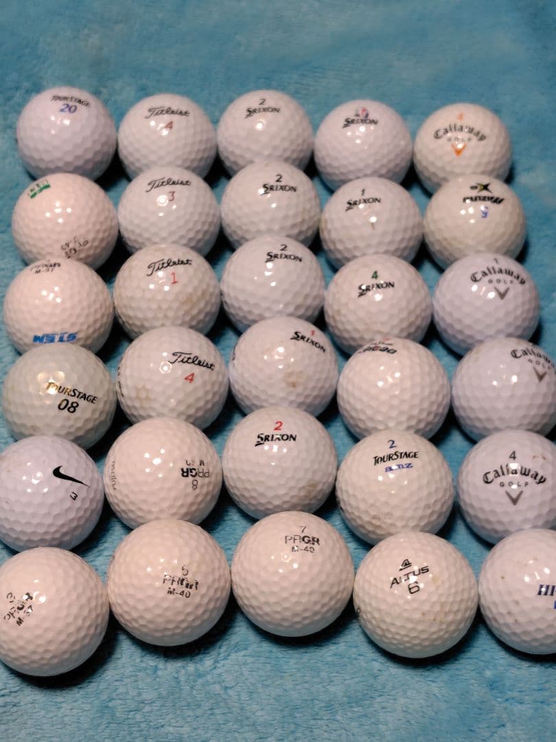 ゴルフボールセット（Titleist, Callaway, Nike） - メルカリ