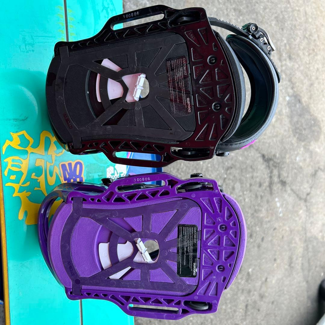 Lサイズ　BURTON スノーボードビンディング　custom est