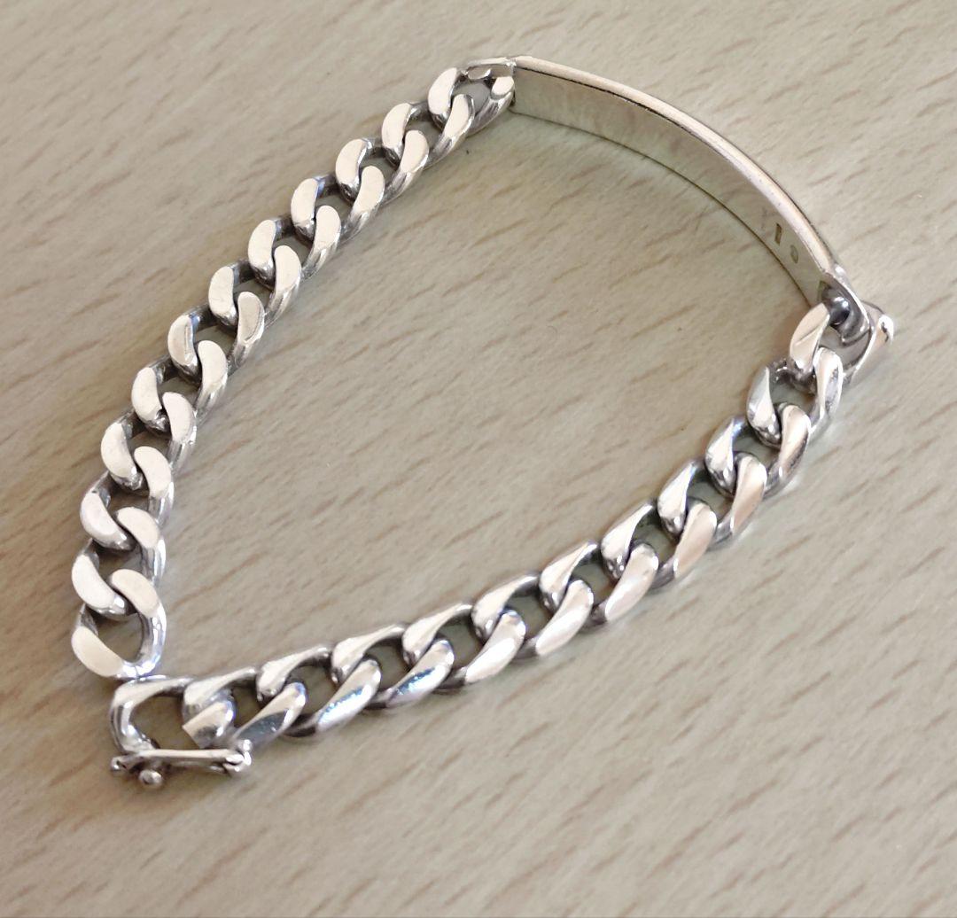 TIFFANY　ヴィンテージIDチェーンブレスレット　シルバー925