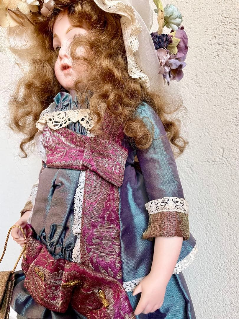 ビスクドール ブリュ リプロ ハンドメイド アンティーク ドレス