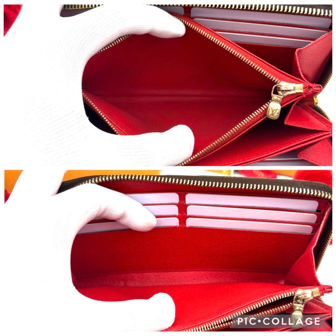 【新型モデル】 ルイヴィトン モノグラム コクリコ ジッピーウォレット 長財布