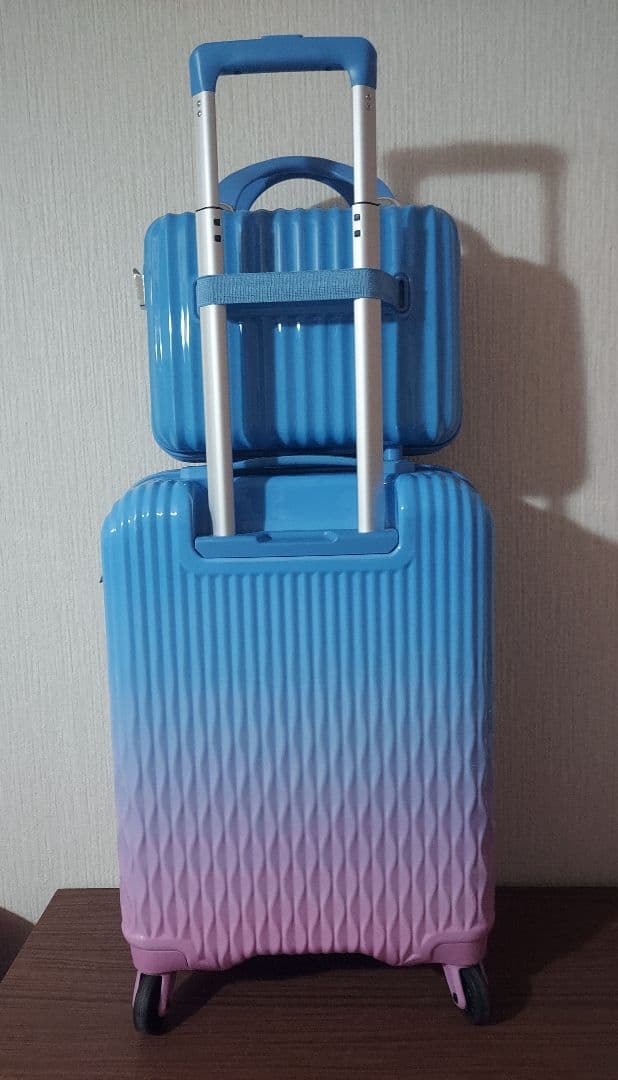 【美品】LUNALUX　スーツケース S ミニトランク付き