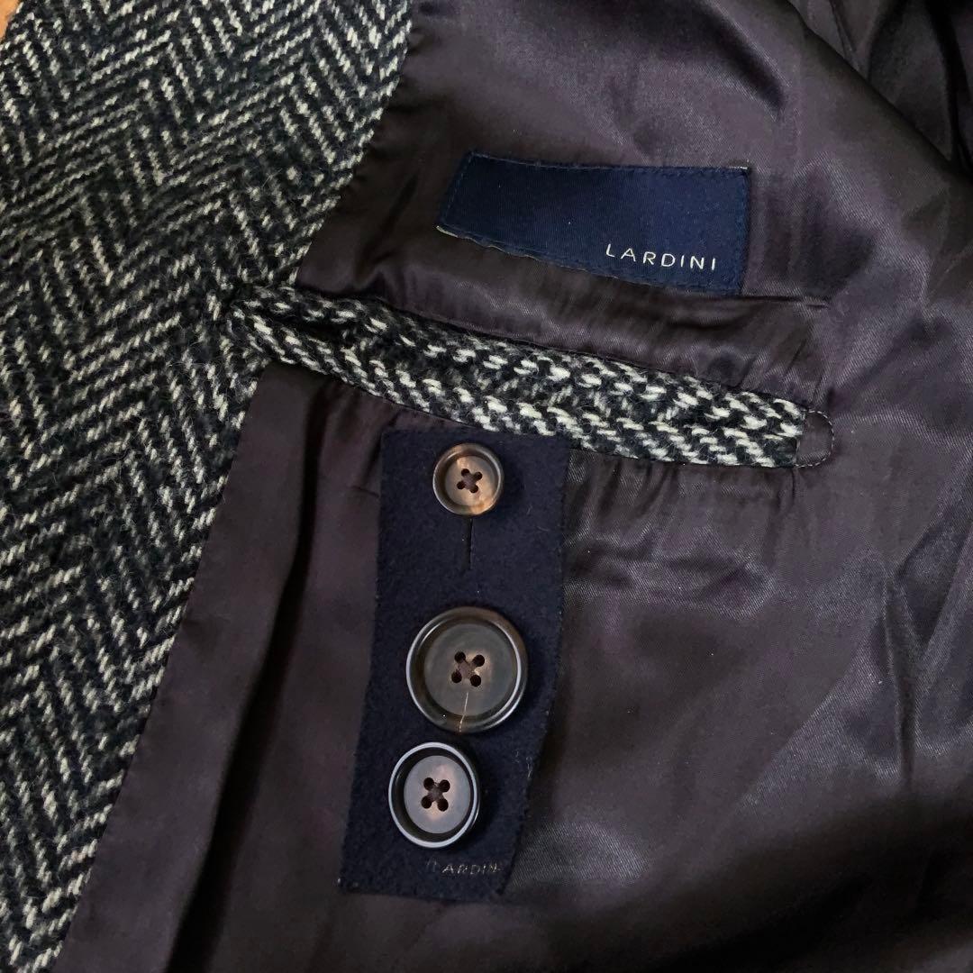 LARDINI ラルディーニ バルカラーコート 48 ウールモヘヤ 伊製
