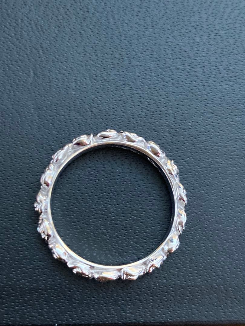 カレライカレラ　薔薇一文字リング 750WG