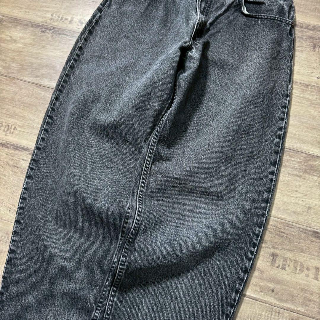 90sUSA製Levi's560後染めブラックデニムW32リーバイスアメリカ古着