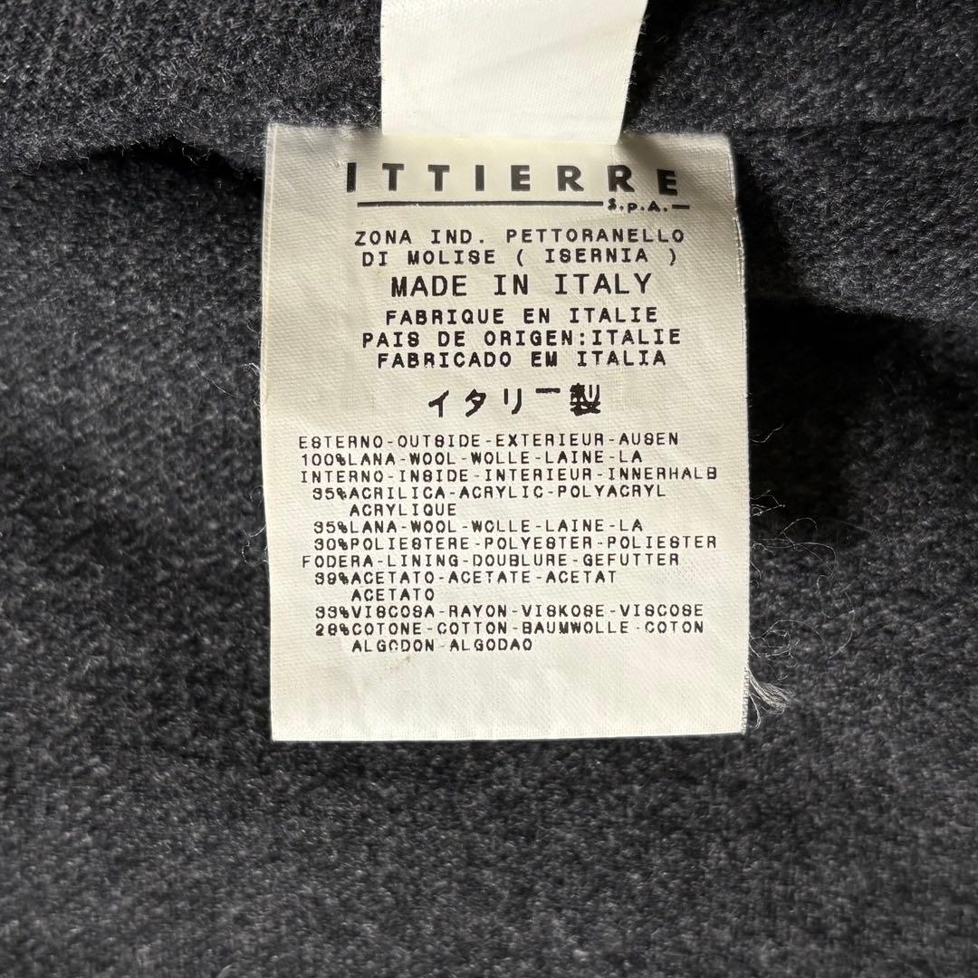 DOLCE&GABBANA ウール ステンカラーコート 46/M グレー